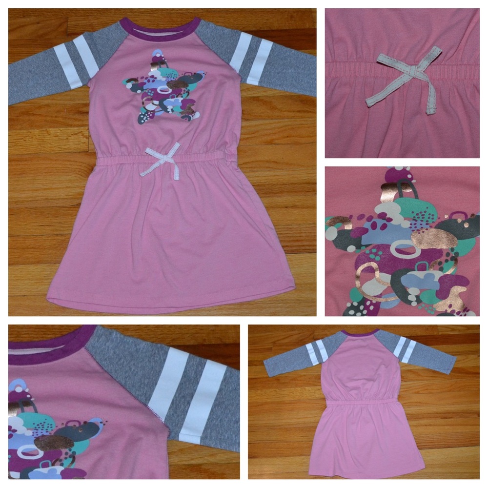 Youth girls Cat & Jack star dress, size M 7/8